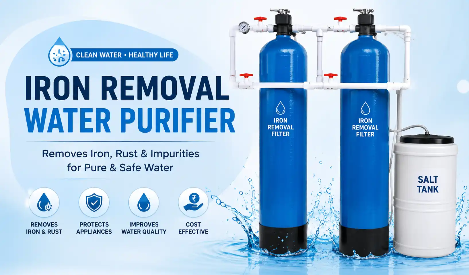 Industrial Iron Removal Water Purifier in Chennai